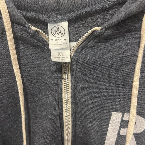 Rogue Fitness fitted stencil hoodie blue/grey XL - Picture 3 of 4